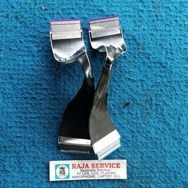 kabel tv coocaa 43S7G lvds flaxible dari tcon ke panel lcd