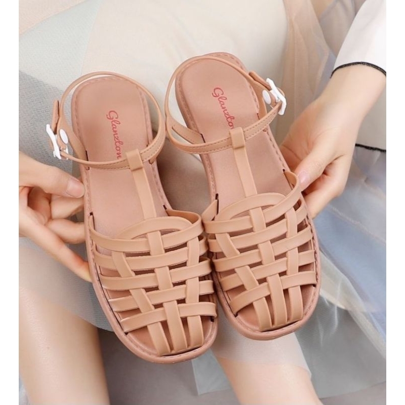 Sandal Karet wanita Sandal sepatu Wanita Viral Sandal gunung Wanita kekinian Sepatu sandal Trendy Cewek Terbaru Sandal Wanita Import