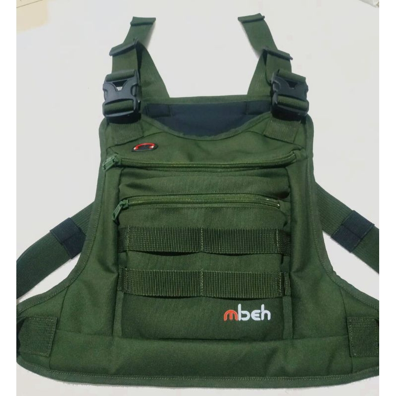 tas dada tactical selempang pria model rompi hijau army model terbaru