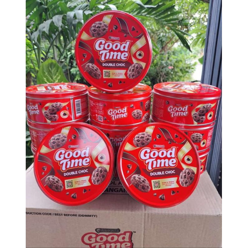 Good Time Double Choc Good time kaleng kecil 149 gr
