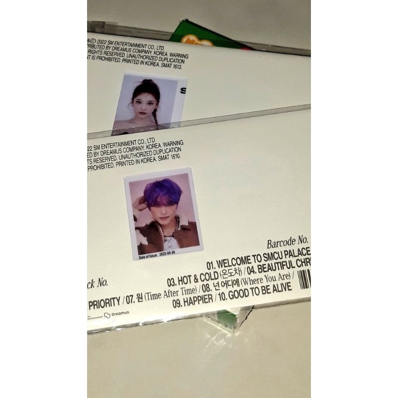 SMCU membership card NCT Dream Aespa