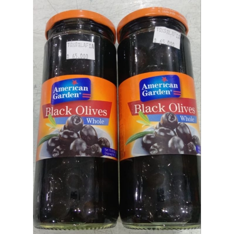 

Buah Zaitun Hitam Utuh / Black Olives Whole American Garden 450gram