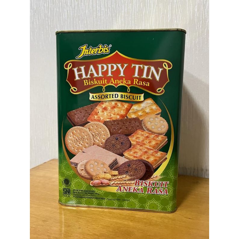 

Biskuit Kaleng Happy Tin