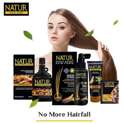 NATUR Hair Care Series - Shampoo, Conditioner, Hair Tonic