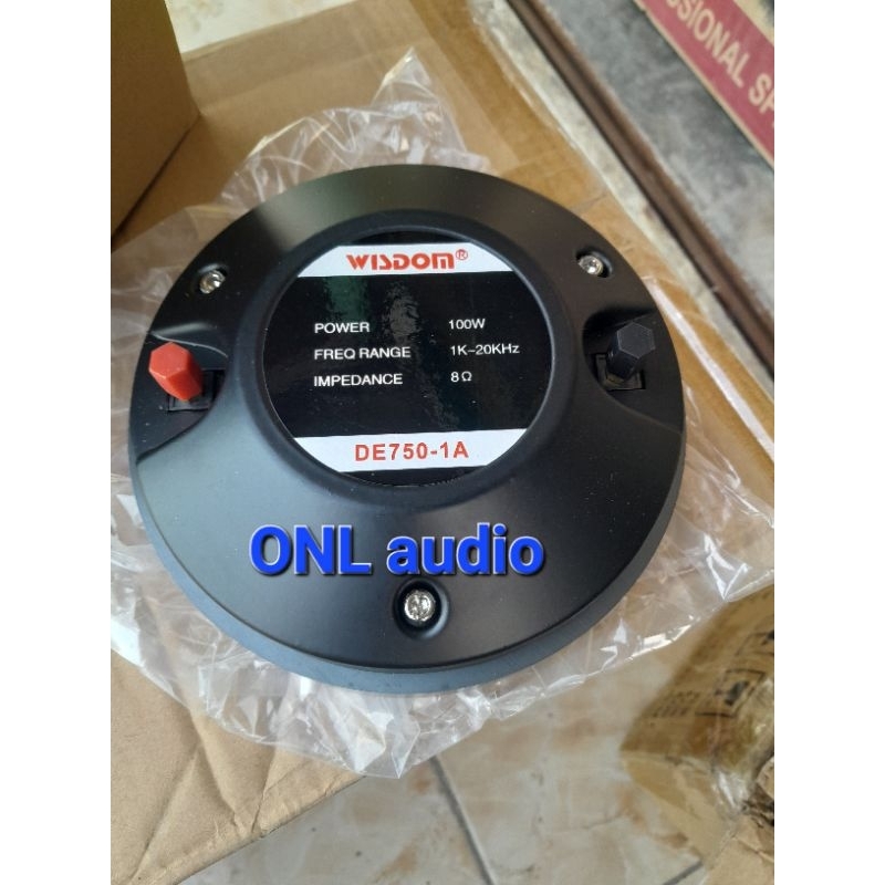 DRIVER TWETTER WISDOM DE750-1A DE 750-8A ORIGINAL VC 3 INCH DE7501A