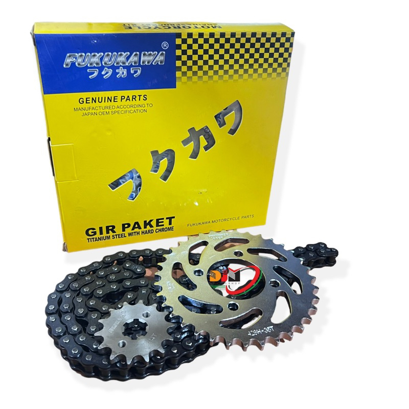 Gear Set Gir Paket Fukukawa Smash New 428H-104L-35T-14T