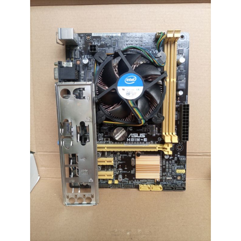 Paketan Motherboard Mobo H81 Asus Processor Intel Core i3 Soket LGA 1150