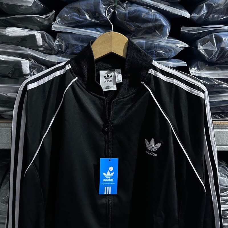 jaket tracktop pria adidas premium - jaket baseball adidas casual outdoor