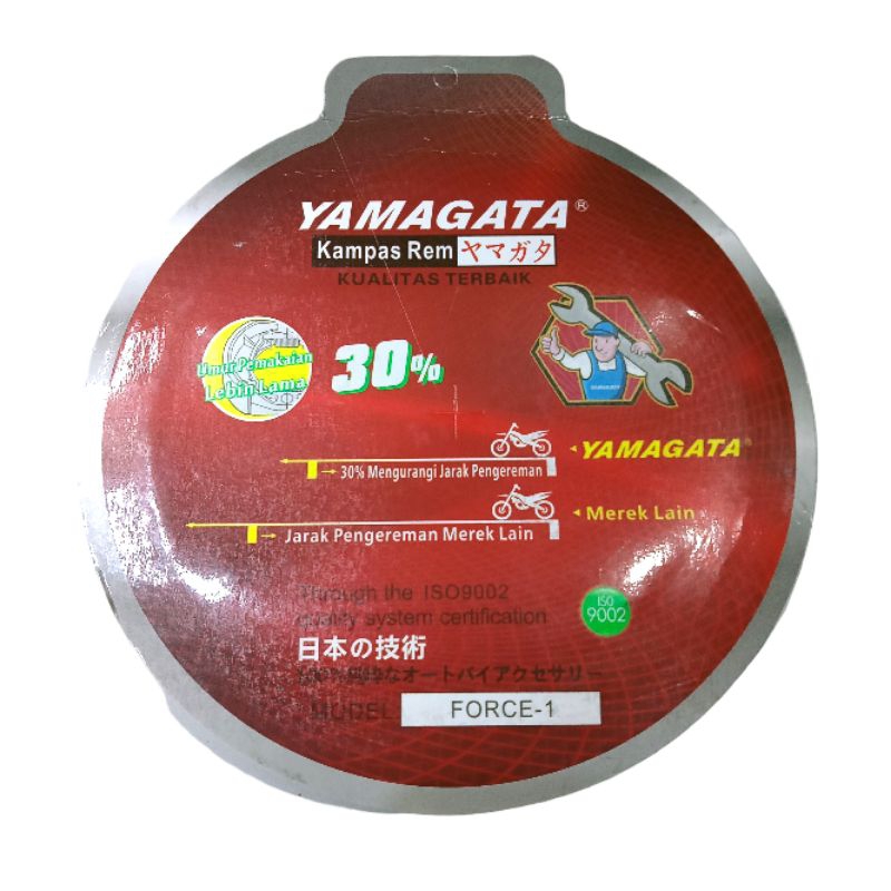 Kampas Rem Belakang Force 1 Original Yamagata