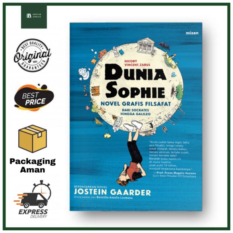 Novel Grafis Dunia Sophie Jostein Gaarder - Mizan