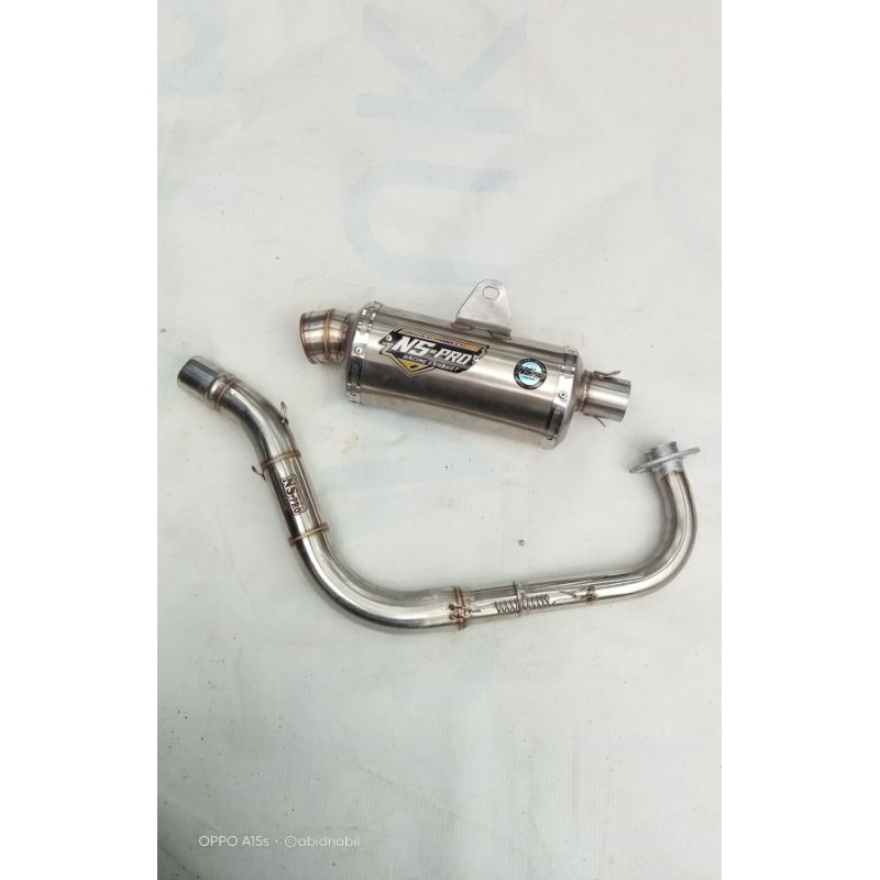 Knalpot NS-pro racing oval 20cm PNP beat fi. beat karbu. Scoopy. beat esp. Vario karbu. dll