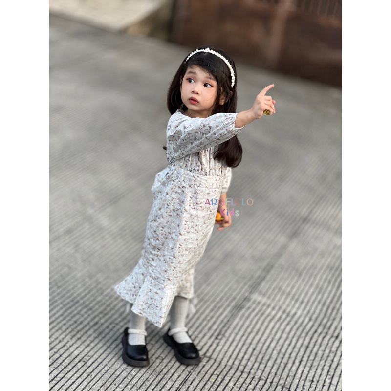 Arqelclo - Hyejin Dress For Kids - Dress Korea Anak umur 2-6tahun