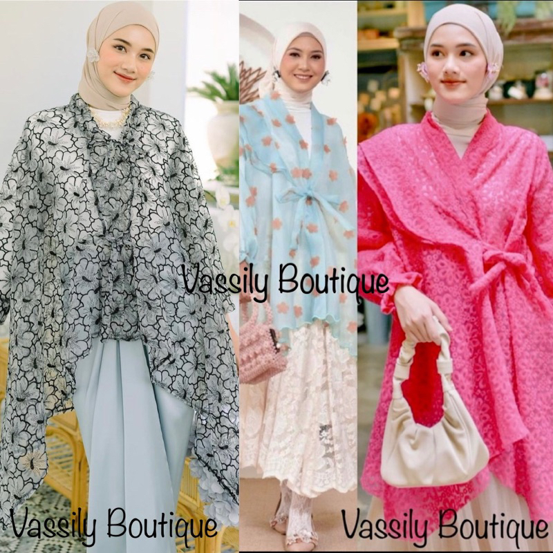 New Raya Outer by Haidee & Orlin (Flowers Black, Summer Green, Vanilla Leaves)