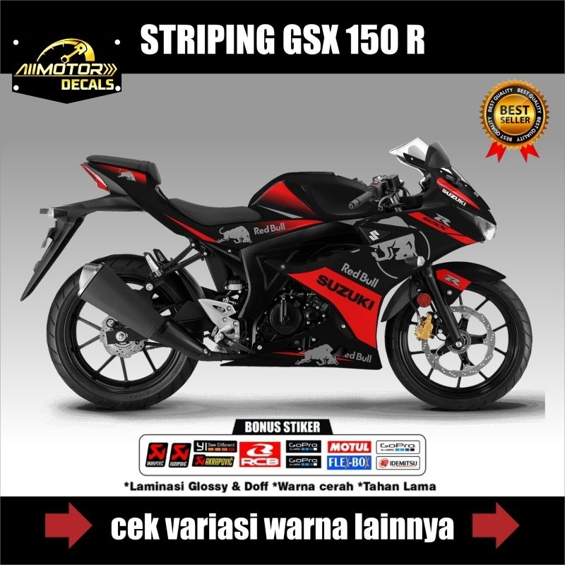 Striping Stiker Suzuki GSX 150 R /  Decal Custom Motor Gsx 150R