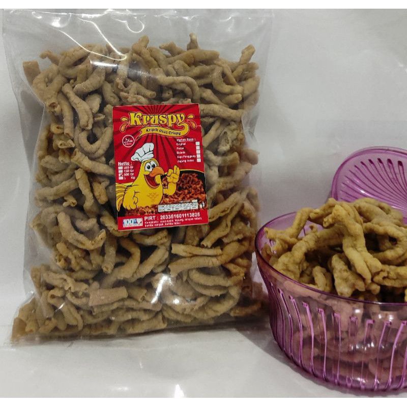 

Usus Ayam Crispy Halal berat 250 gram halal bergizi Rasa Original