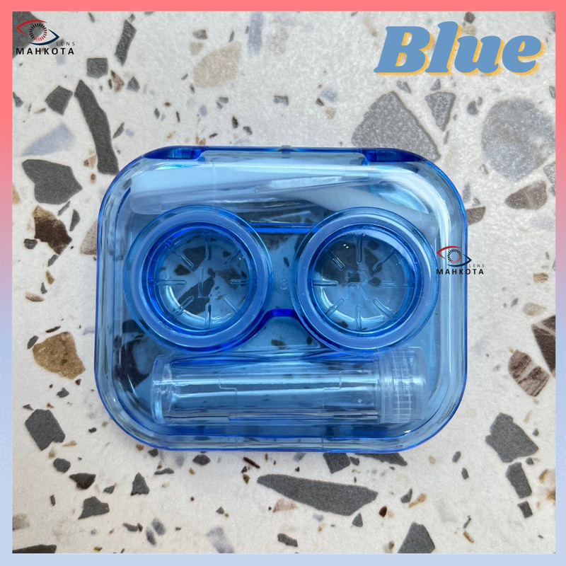 TRAVEL KIT KOTAK MINI TRANSPARANT / TEMPAT SOFTLENS PREMIUM / KOTAK LENSA