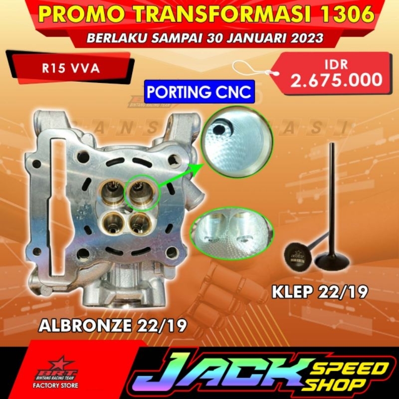 HEAD BRT NMAX NEW AEROX R15 V3 V4 VVA WR155 XSR155 VIXION R LEXI MT15 22 19 SILINDER CYLINDER BLOCK 
