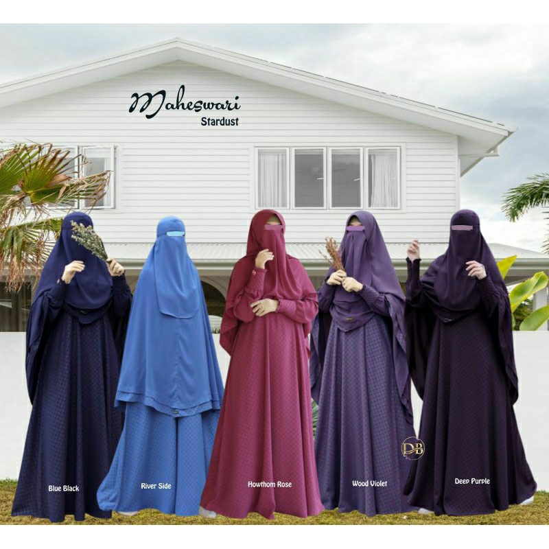 MAHESWARI GAMIS SET UNTUK LEBARAN IDUL FITRI HARI RAYA BAHAN FORTALEZA ADEM LEMBUT FLOWY BY DUTA BUS