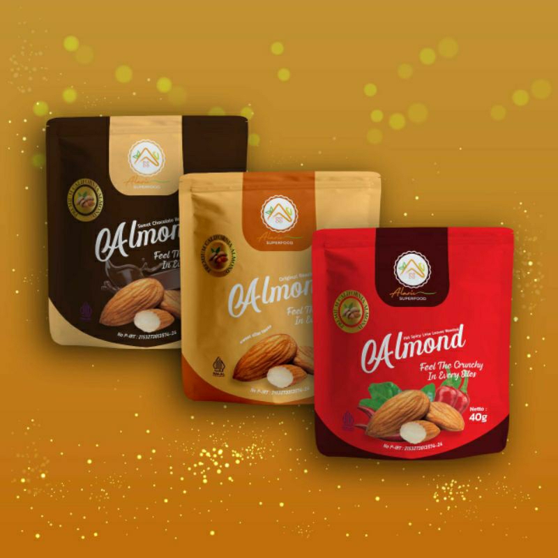 PREMIUM CALIFORNIA ALMOND | Almond Panggang Premium | Alaric Superfood