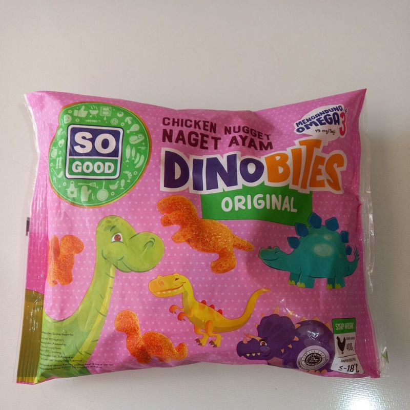 SO GOOD DINO/chicken nugget JETZ/ naget so good ANIMALS dinobites/ nuget dinosaurus 400gr