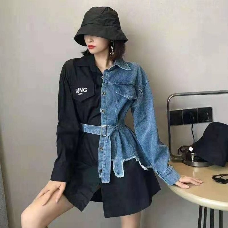ATASAN KEMEJA MIX DENIM BANGKOK BKK IMPORT CHANI