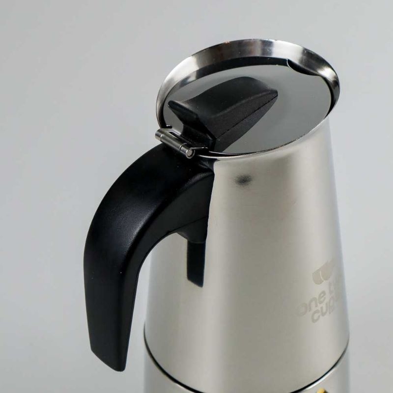 OneTwoCups Espresso Coffee Maker Moka Pot Teko 300ml 6 Cup