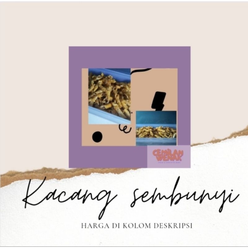 

[BISA COD] Home-made Kacang Sembunyi renyah, enak, lezat dan halal