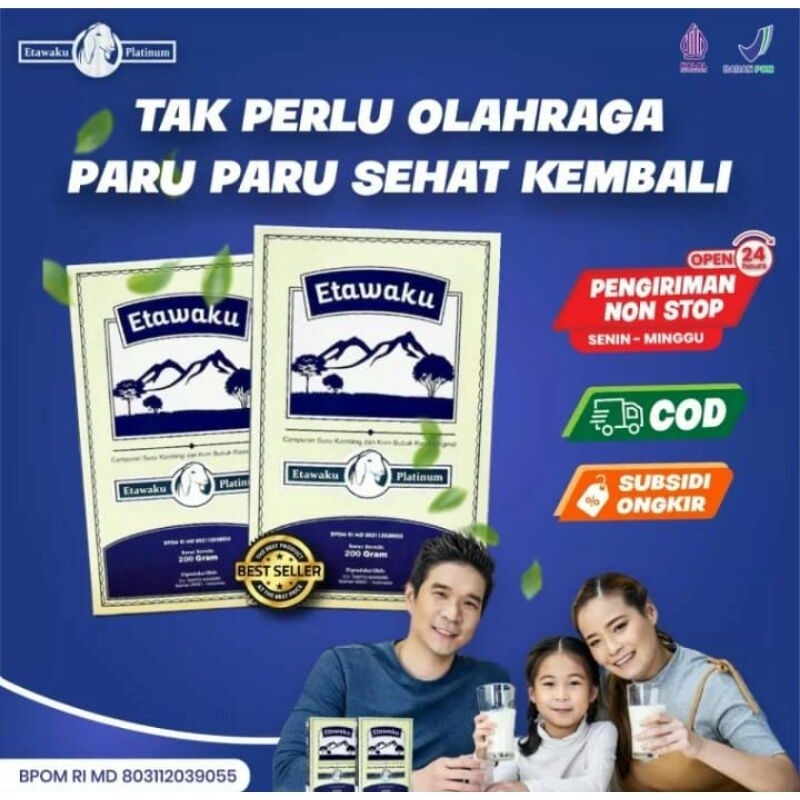 

etawaku platinum susu etawa terbaik untuk mengatasi sesak nafas dan jantung