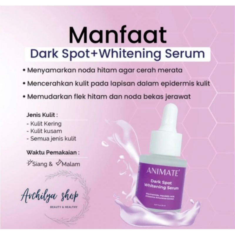 Animate Dark Spot + Whitening Serum 20ml