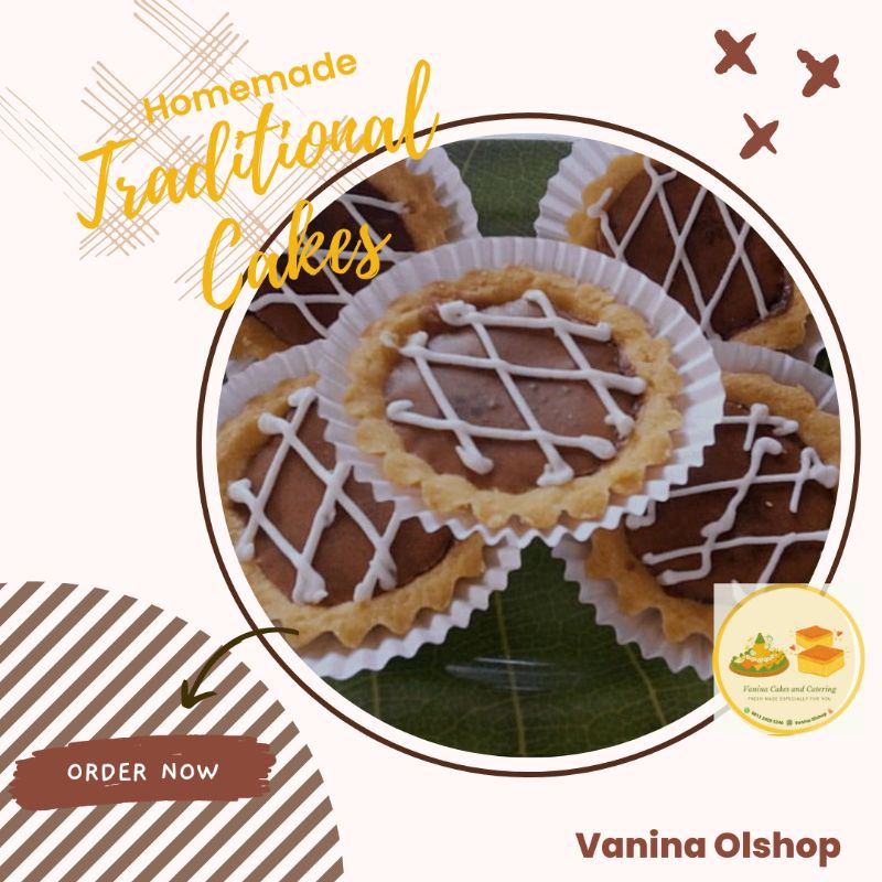 

Kue Pie Coklat isi 10