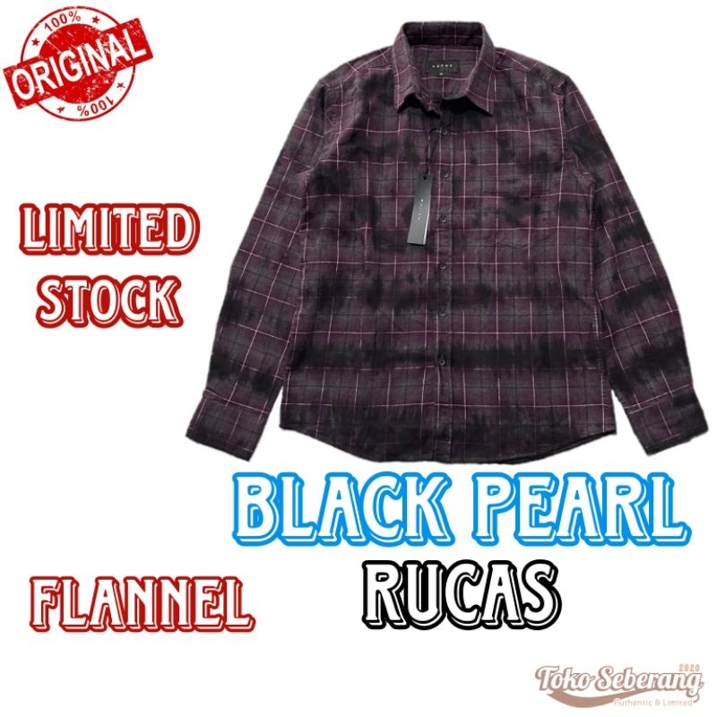RUCAS FLANNEL BLACK PEARL | Flannel Surprise Rucas