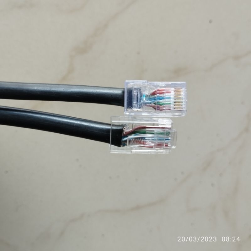 Kabel LAN FTP CAT5E Zimlink Ukuran 13M Sudah Terpasang RJ45 Siap Pakai