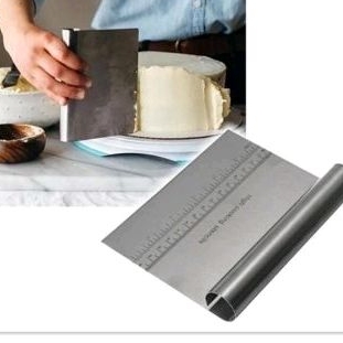 J22097 Dough scraper Pembagi adonan stainless Baking Roti Bakpao