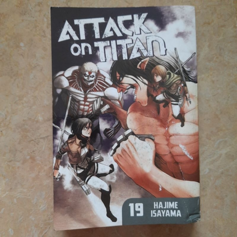 Komik Import AOT Attack On Titan 19 Hajime Isayama Kodansha Comics Bahasa Inggris Kolpri