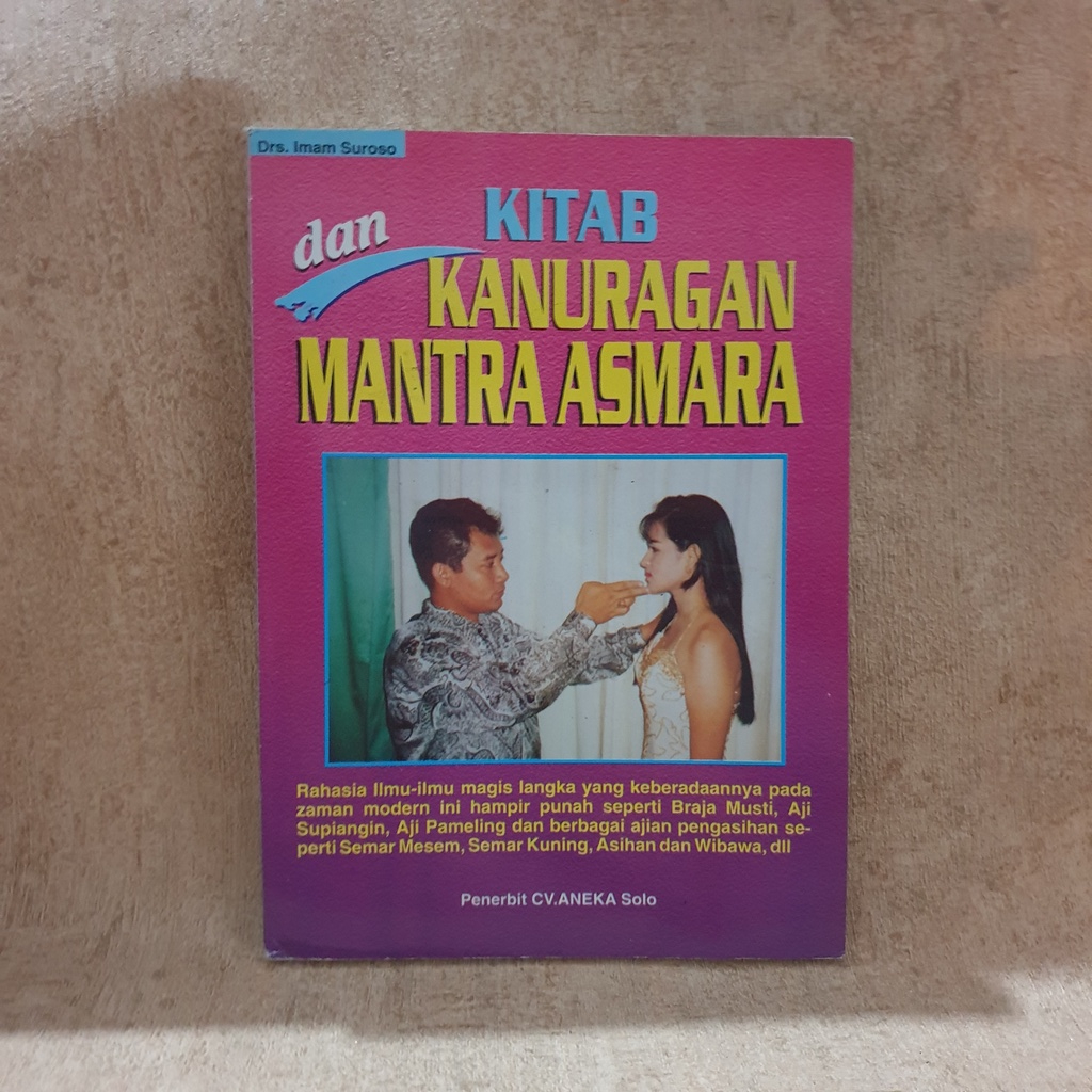 Buku kitab dan kanuragan mantra asmara - imam suroso original