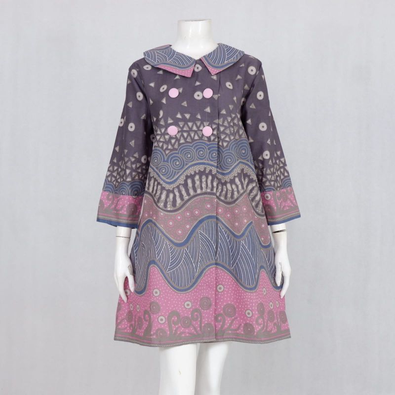 Tunik batik Nayaka, kancing depan,size S.m.l.xl.xxl.xxxl