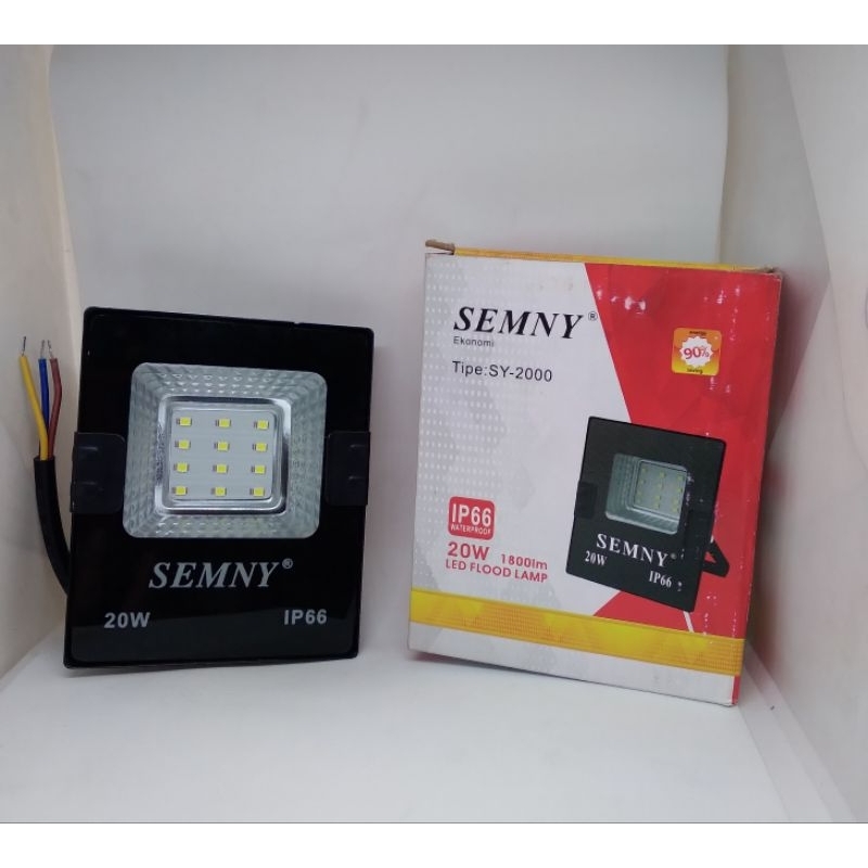 Lampu sorot LED Semny Ekonomi IP66 20Watt