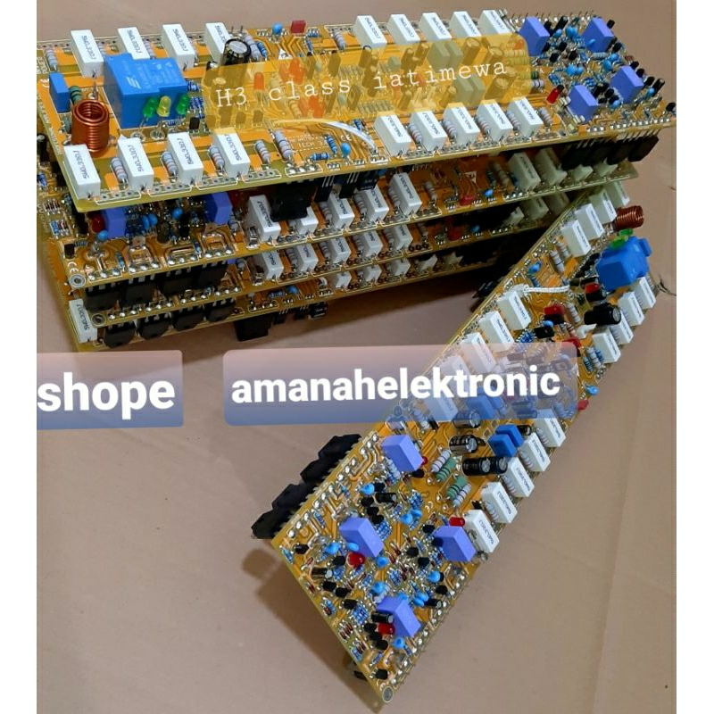 KIT Power Class H3 B.P (7strom) 3U 40cmTef mjl 21193/94 140rbu perset  mosfet 69,88,82A 300v bisa 15