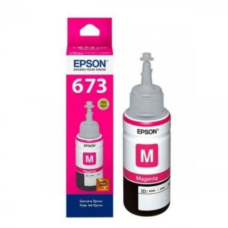 tinta Epson 673 black &amp; 673 colour (satuan) for L800L805L810L850L1800