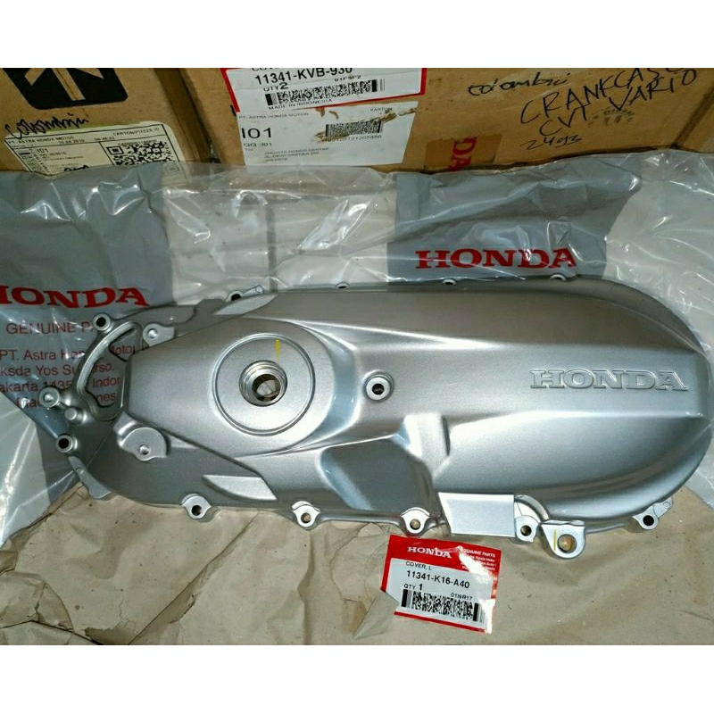 Cover CVT Beat ESP, Scoopy ESP Silver  11341-K16-A40 Original AHM