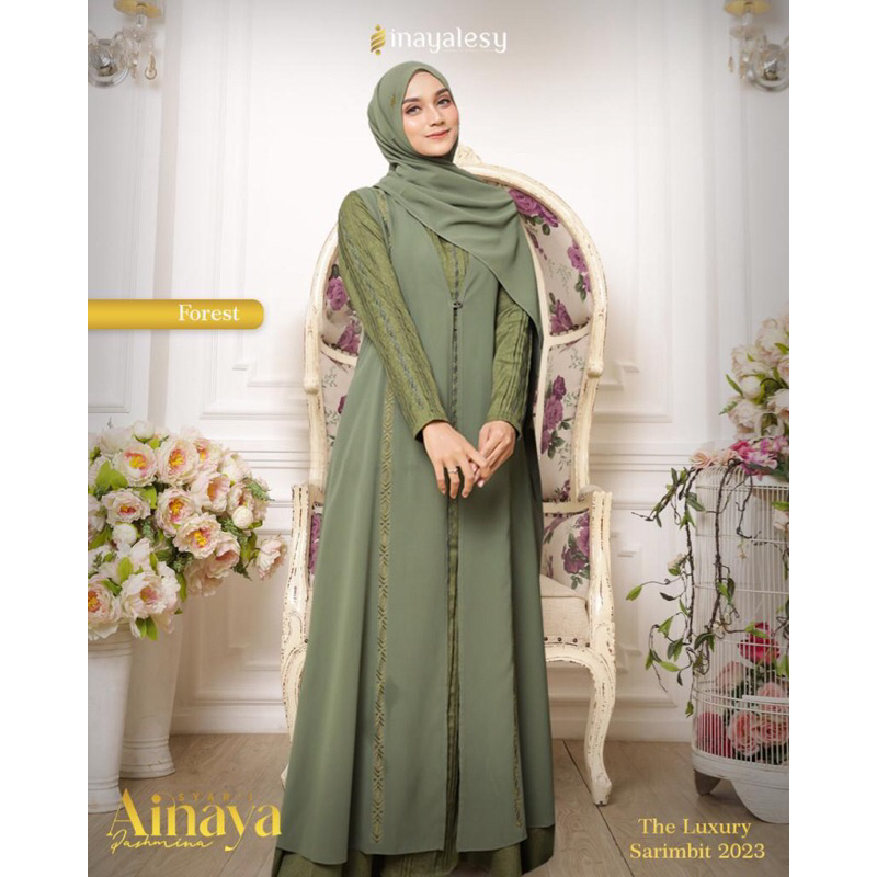 SARIMBIT AGRA & AINAYA BY INAYALESY(READY MOM OUTER SET PASHMINA)