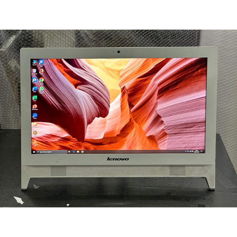 All-in-One AIO Lenovo C20 Celeron SSD Layar 20inch Second Murah