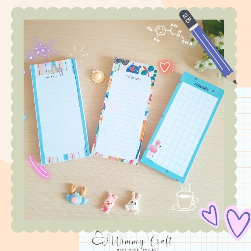 

Memo Pad Panjang tanpa perekat_part 2 (non sticky) 6 x 14cm_Handmade