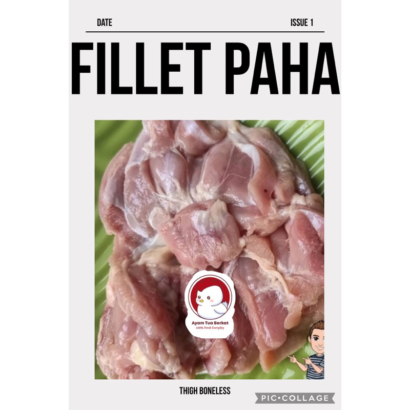 

Fresh Fillet Paha Broiler jakarta thigh boneless