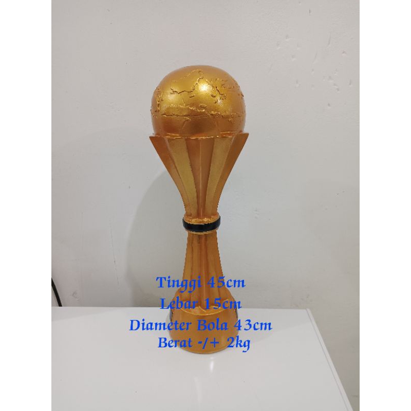 PIALA BOLA TROPHY BERGILIR (PIALA AFRIKA) FIBER