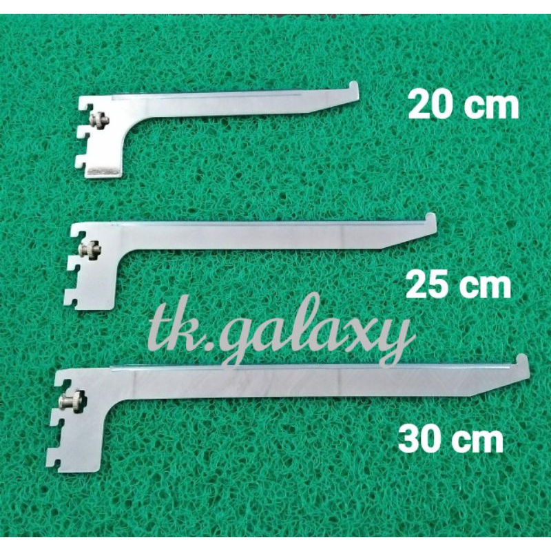 Bracket kaca, siku kaca dinding, hrg/pc.