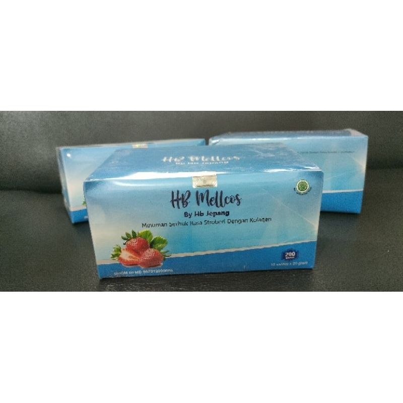 minuman collagen hb mellcos hb jepang