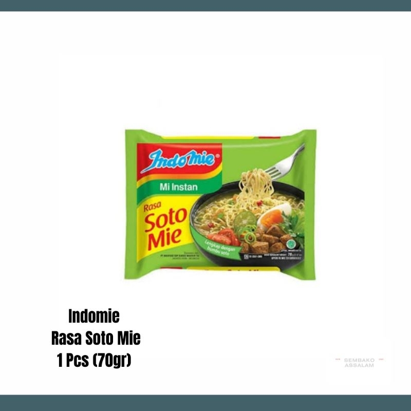 

Indomie kuah rasa soto / Indomie soto 1 pcs / Indomie rasa soto satuan