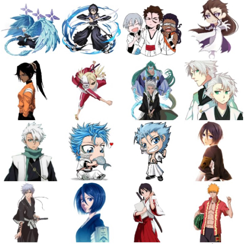 

BLEACH TAHAN AIR PREMIUM STICKER / STIKER ANIME
