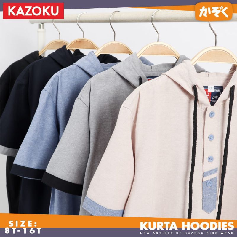 kazoku kurta hoodies / kurta remaja / kurta anak laki / kurta remaja tanggung
